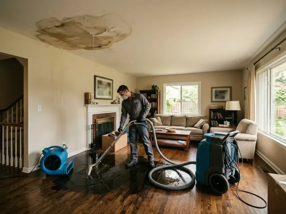 attic-pipe-burst-ceiling-drip-008 — frequently asked questions, Water Damage Restoration & Carpet Care in Eddystone, PA